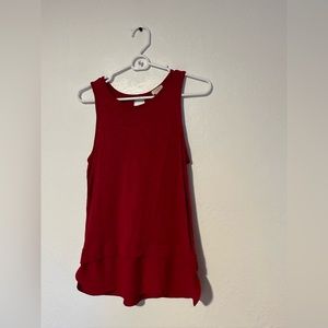 JCrew tank top red size small